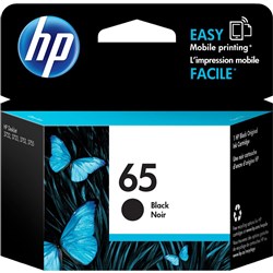 HP INK CARTRIDGE 65 BLACK INKJET CARTRIGE N9K02AA