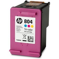 HP INK CARTRIDGE 804 COLOUR T6N09AA