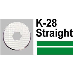 CARL K-28 STRAIGHT CUTTER FOR DC230 DC210 K28 PK2