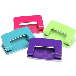 MARBIG 2 HOLE PUNCH Summer Colours Assorted