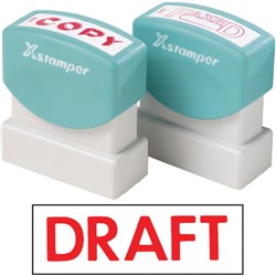 XSTAMPER CX-B DRAFT RED 1068