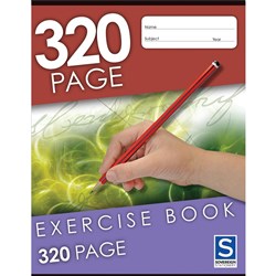SOVEREIGN 225X175MM EXERCISE Book 8mm Ruled 320 Page