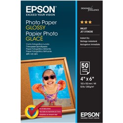 EPSON GLOSSY PHOTO PAPER 4x6 200gsm 50 Sheets