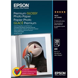 EPSON GLOSSY PHOTO PAPER A4 255GSM 20 Sheets