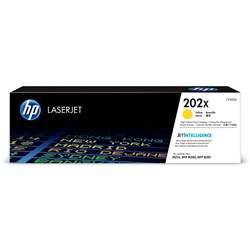 HP TONER CARTRIDGE 202X YELLOW CF502X