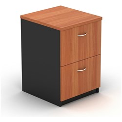 OM FILING CABINET W468 x D510 x H720mm Cherry Charcoal