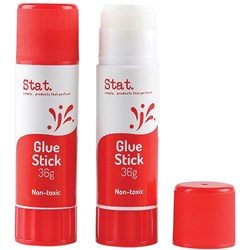 STAT GLUE STICK PVP CLEAR 36GM