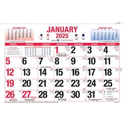 ESE-2C Wall Calendar Month To View 324X220Mm