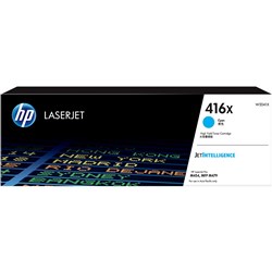 HP TONER CARTRIDGE 416X Cyan 6000 PAGE W2041X