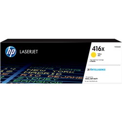 HP TONER CARTRIDGE 416X Yellow 6000 PAGES W2042X