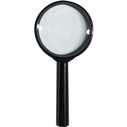 STAT MAGNIFYING GLASS 75mm Black