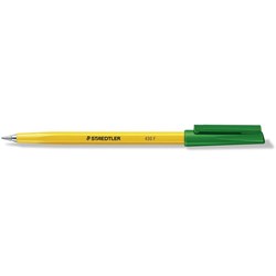 STAEDTLER BALLPOINT PEN Stick 430 Fine Green