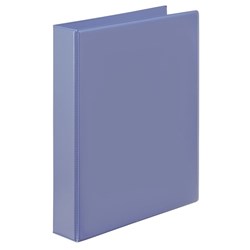 MARBIG CLEARVIEW INSERT BINDER A4 2D RING 25MM PURPLE