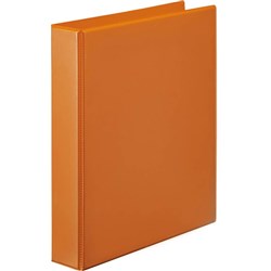 MARBIG CLEARVIEW INSERT BINDER A4 2D RING 38MM ORANGE