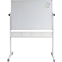 RAPIDLINE MOBILE WHITEBOARD 1800mm W x 1200mm H x 15mm T White