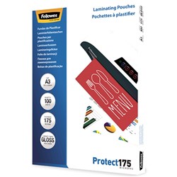 FELLOWES&REG; IMAGELAST Laminating Pouch A3 175 Micron Pack of 100
