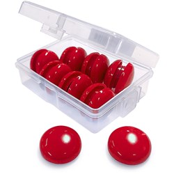VISIONCHART WHITEBOARD MAGNETS 20MM RED PACK OF 16