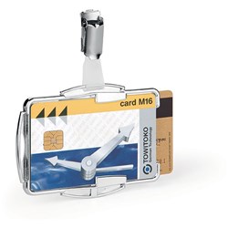 DURABLE CARD HOLDER RFID SECURE DUO Silver Pack of 10