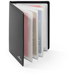 DURABLE CREDIT CARD WALLET RFID SECURE Charcoal Pack of 10