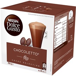 NESCAFE DOLCE GUSTO CHOCOLATE CAPSULES Pack 8