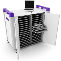 LAPCABBY LAPTOP CHARGING TROLLEY 32 HORIZONTAL 1320 x 740 x 1300mm