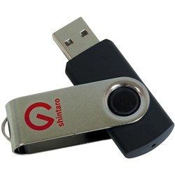 Shintaro 16GB Rotating Pocket USB 2.0 Black USE CODE: MMT-08SHR16GB