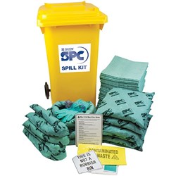 SPC LARGE MOBILE SPILLPAK CHEMICAL 240L Green