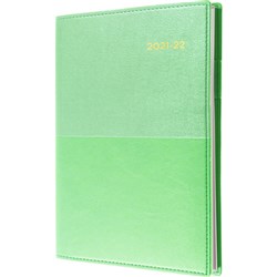 Collins Vanessa Financial Year Diary A4 Day to a Page Mint