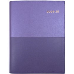 Collins Vanessa Financial Year Diary A4 Day to a Page Purple