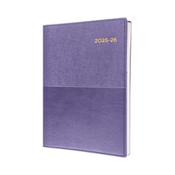 Collins Vanessa Financial Year Diary A5 Day to a Page Purple