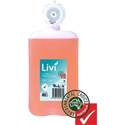 LIVI DELUX PERFUMED FOAM HAND SOAP 1L BOX OF 6