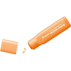 Pilot FriXion Stamp Music Note Apricot Orange
