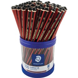 Staedtler 110 Tradition Graphite Pencil 2B Cup of 100