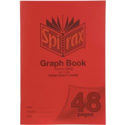 SPIRAX GRID BOOK P130 A4 48 PAGE 10MM RULED Minimum buy quantity of 20