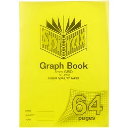 SPIRAX GRID BOOK P133 A4 64 PAGE 5MM RULED Minimum buy quantity of 10