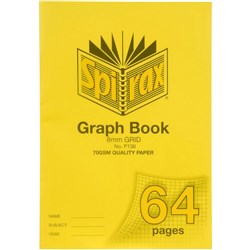 SPIRAX GRID BOOK P136 A4 64 PAGE 8MM RULED Minimum buy quantity of 10