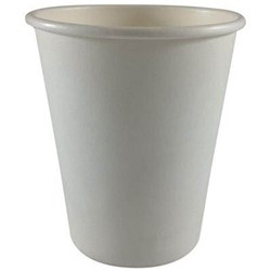 Writer Disposable Single Wall Paper Cups 355ml 12oz Box of 1000 White