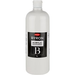 JASART BYRON ACRYLIC PAINT 1L WHITE