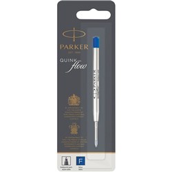 PARKER QUINKFLOW REFILL BALLPOINT PEN FINE BLUE