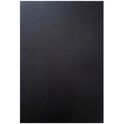 GBC Binding Covers A4 250gsm Leathergrain Pack of 100 Black