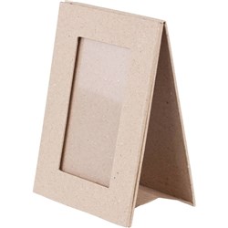 ZART PHOTO FRAM PAPIER MACHE BROWN PACK OF 5