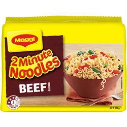 MAGGI BEEF NOODLES 370G PK5