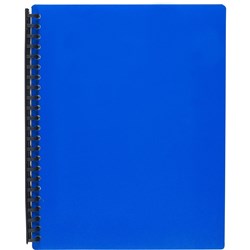 MARBIG REFILLABLE DISPLAY BOOK A4 40 POCKET - BLUE
