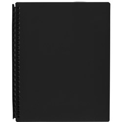 MARBIG REFILLABLE DISPLAY BOOK A4 40 POCKET - BLACK