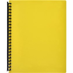 MARBIG REFILLABLE DISPLAY BOOK A4 40 Pocket Yellow