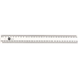 PLASTIC RULER 30cm Clear