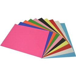 RAINBOW TISSUE PAPER 17GSM 375MMX500MM ACID FREE ASSORTED PK100