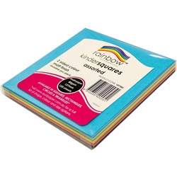 MATT KINDER SQUARES 127MM 120 SHEETS ASSORTED COLOURS