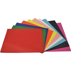 PAPER TIS 500X750MM ASSTD COLOURS ACID FREE PKT100