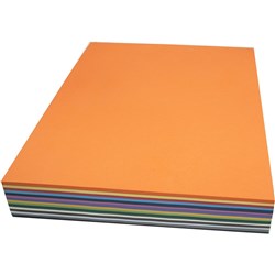 RAINBOW COVER PAPER 125GSM 380X510 ASSORTED PACK 500